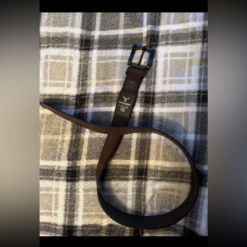 American Bison Genuine Leather Belt